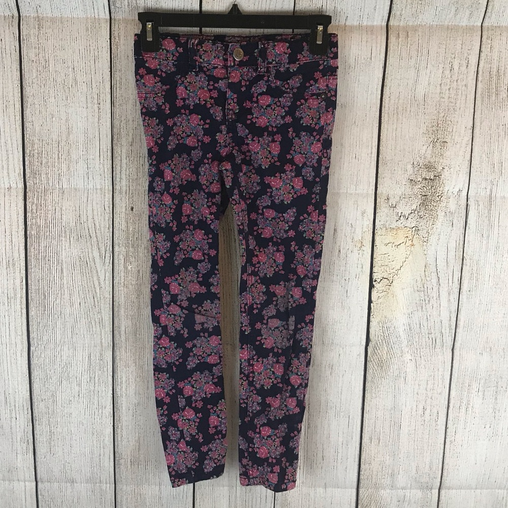 Children’s Place Girls Sz. 8 Floral Jeggings